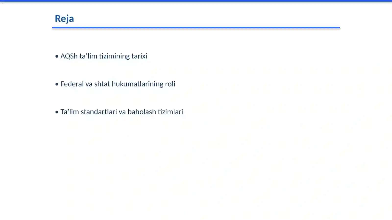 AQSh mamlakatining taʼlim tizimini boshqarish tajribasi 2