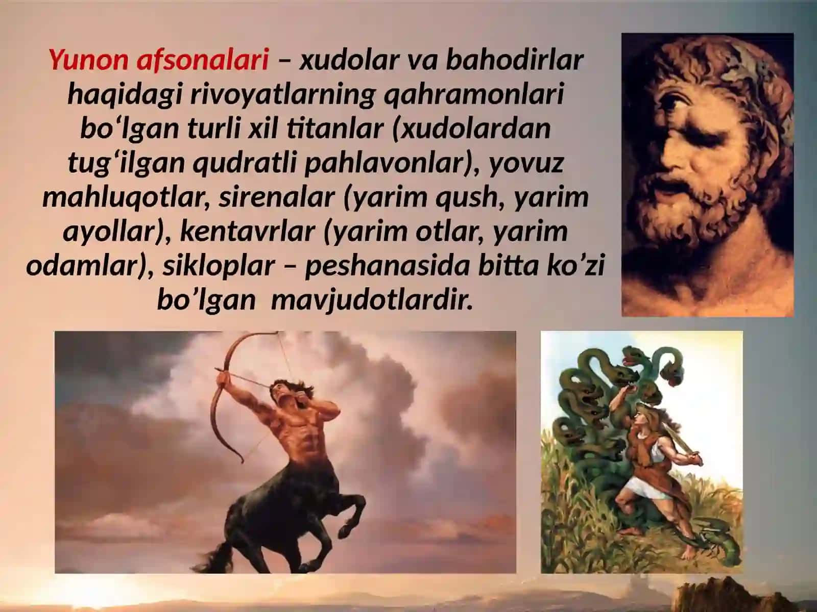 Qadimgi Yunoniston afsonalari 2