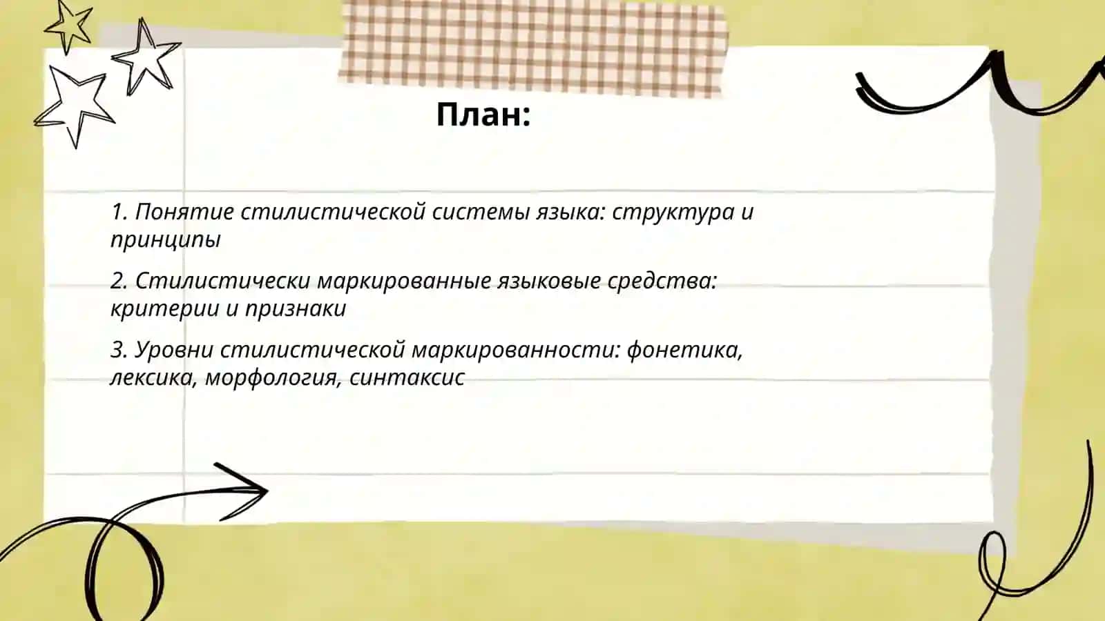 Стилистическая система языка 2