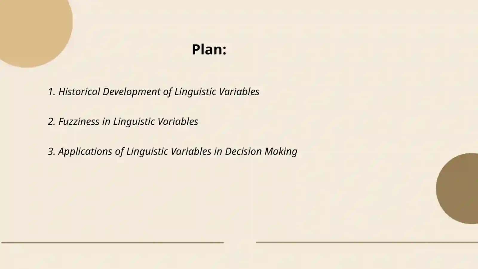 Linguistic variables 2