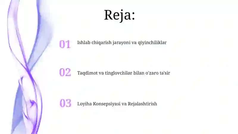 Loyiha Konsepsiyasi va Rejalashtirish 2