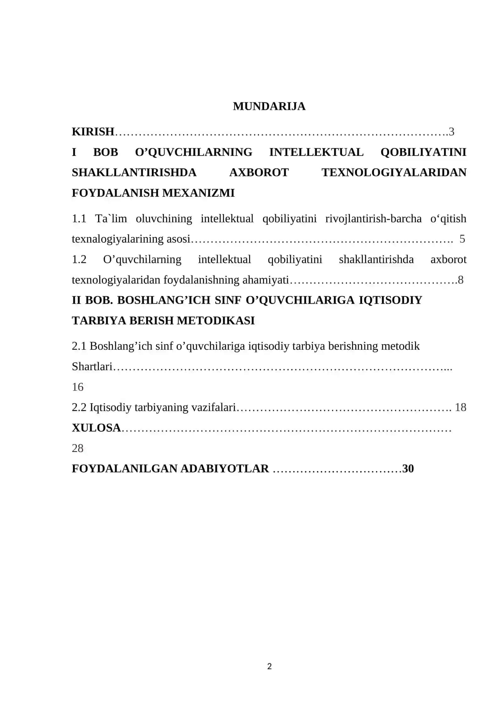 O’quvchilarning Intellektual qobilyatini shakllantirishda axborot texnologiyalaridan foydalanish mexanizimi 2