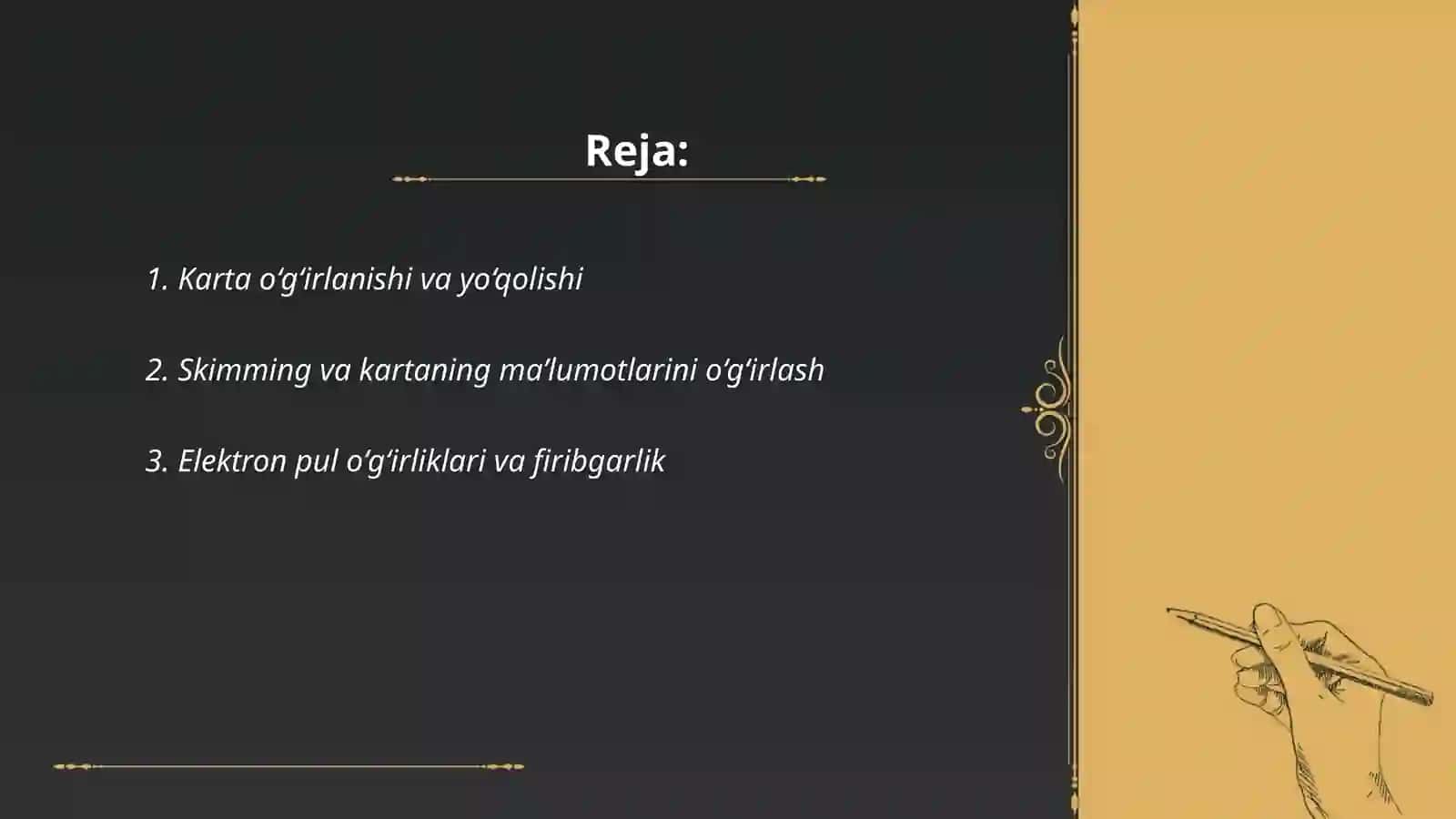 Bank plastik kartalarda foydalanishdagi muammolar 2