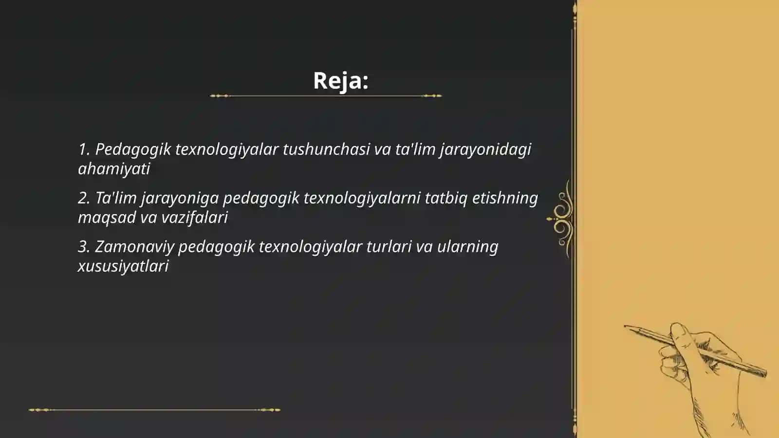 Pedagogik texnologiyalarni talim jarayoniga tatbiq etish zaruriyati 2