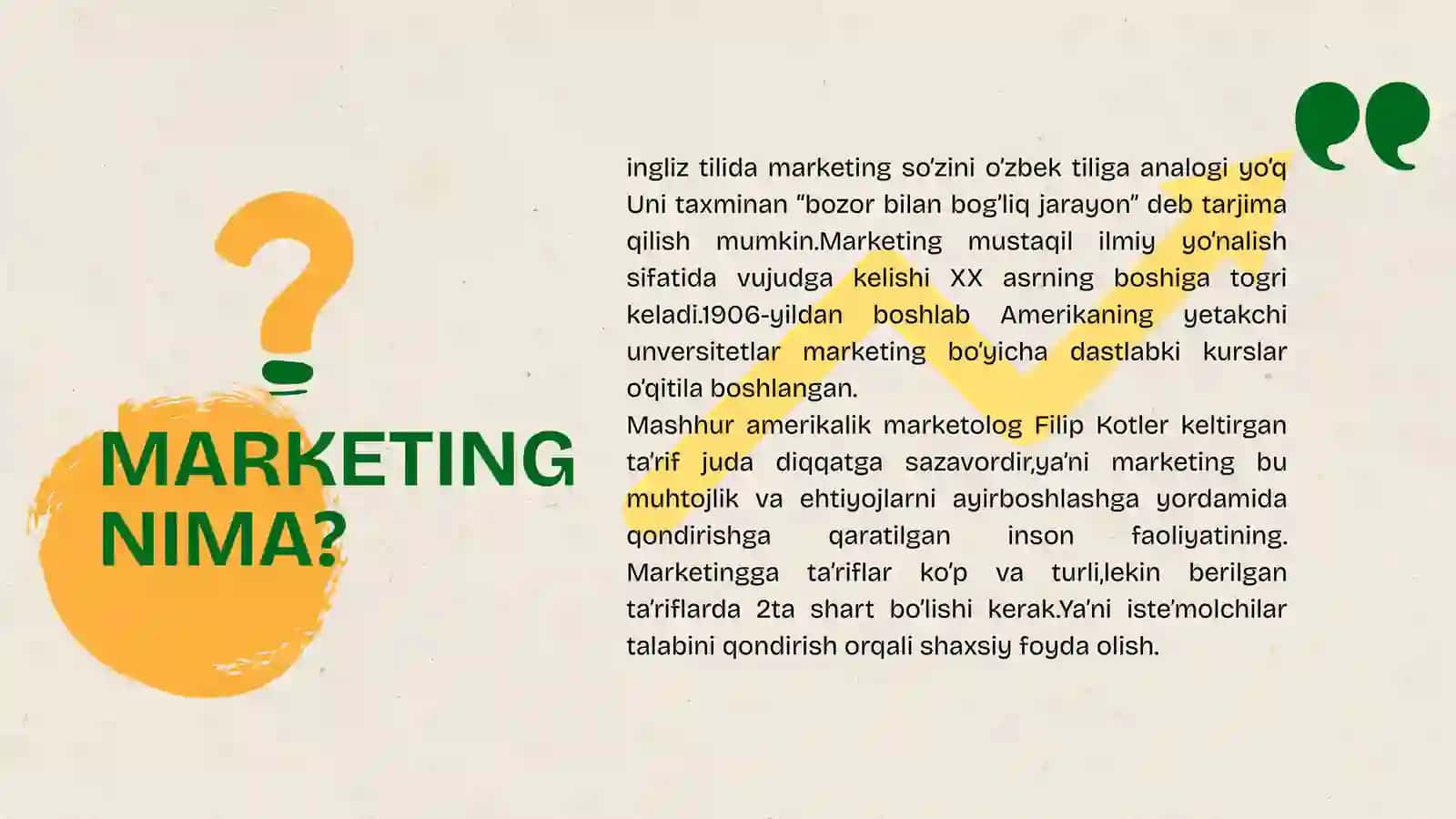 Marketingning asoslari 2