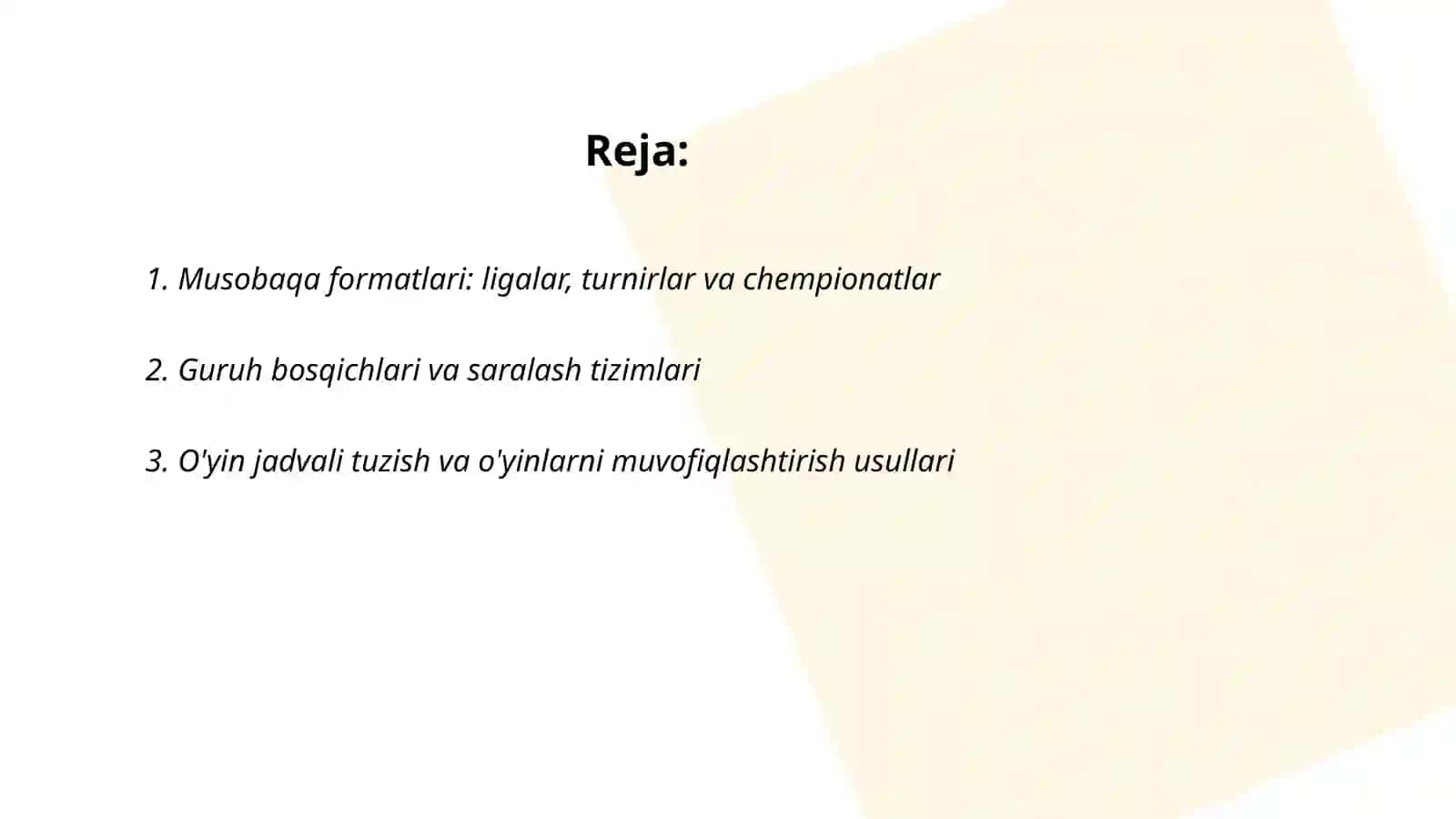 Qoʻl toʻpi boʻyicha musobaqalarni oʻtkazish usullari va hakamlik qilish 2