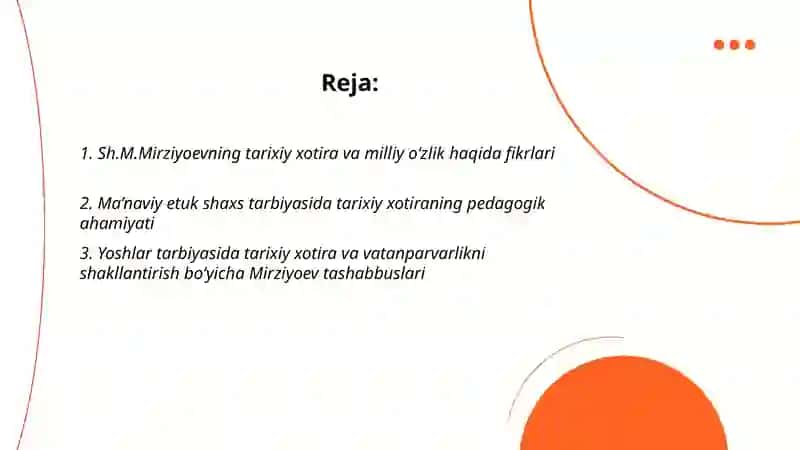 Tarixiy Xotira va Saboqlari 2