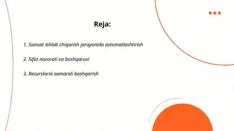 Sanoat ishlab chiqarish jarayonida avtomatlashtirish 2