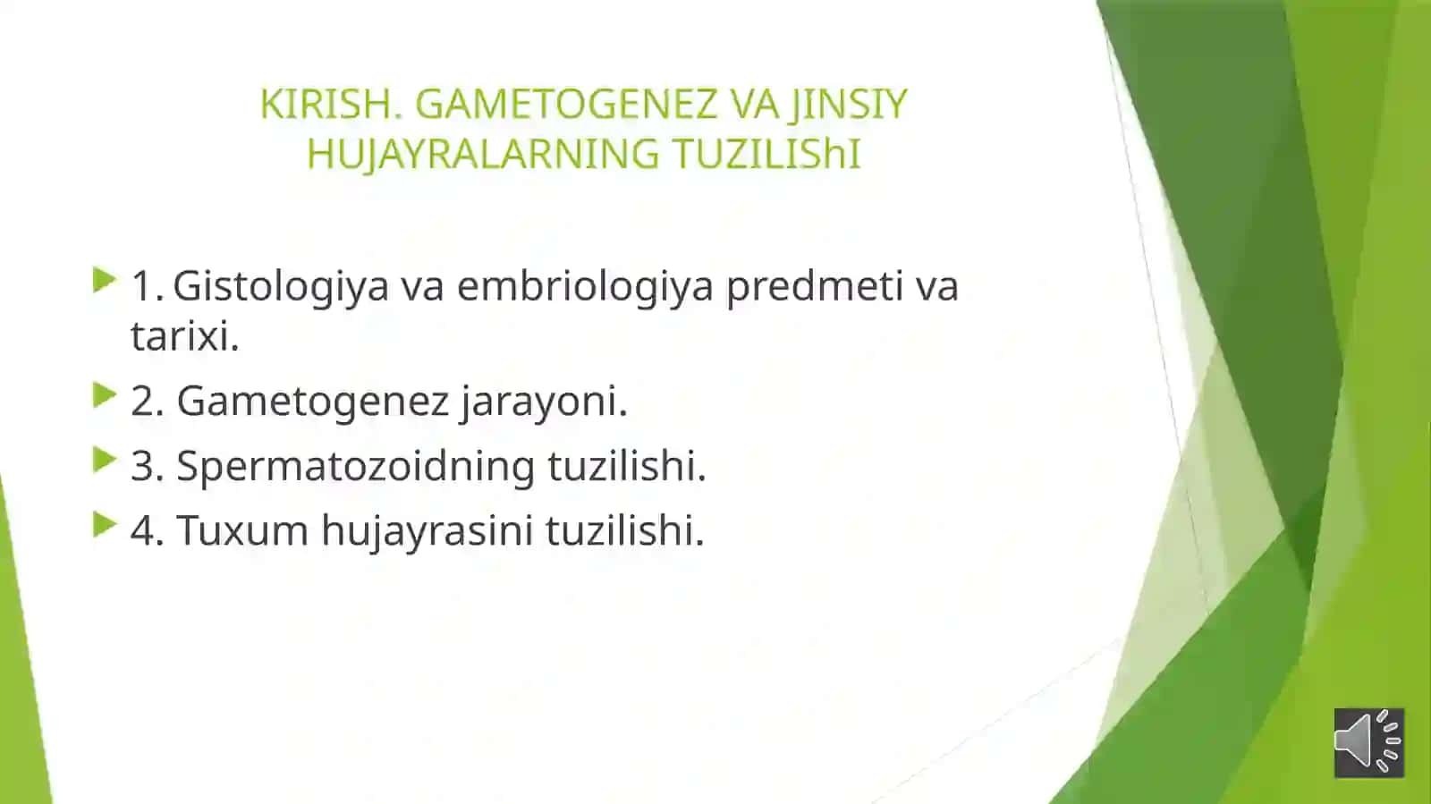 GAMETOGENEZ VA JINSIY HUJAYRALARNING TUZILISHI 2