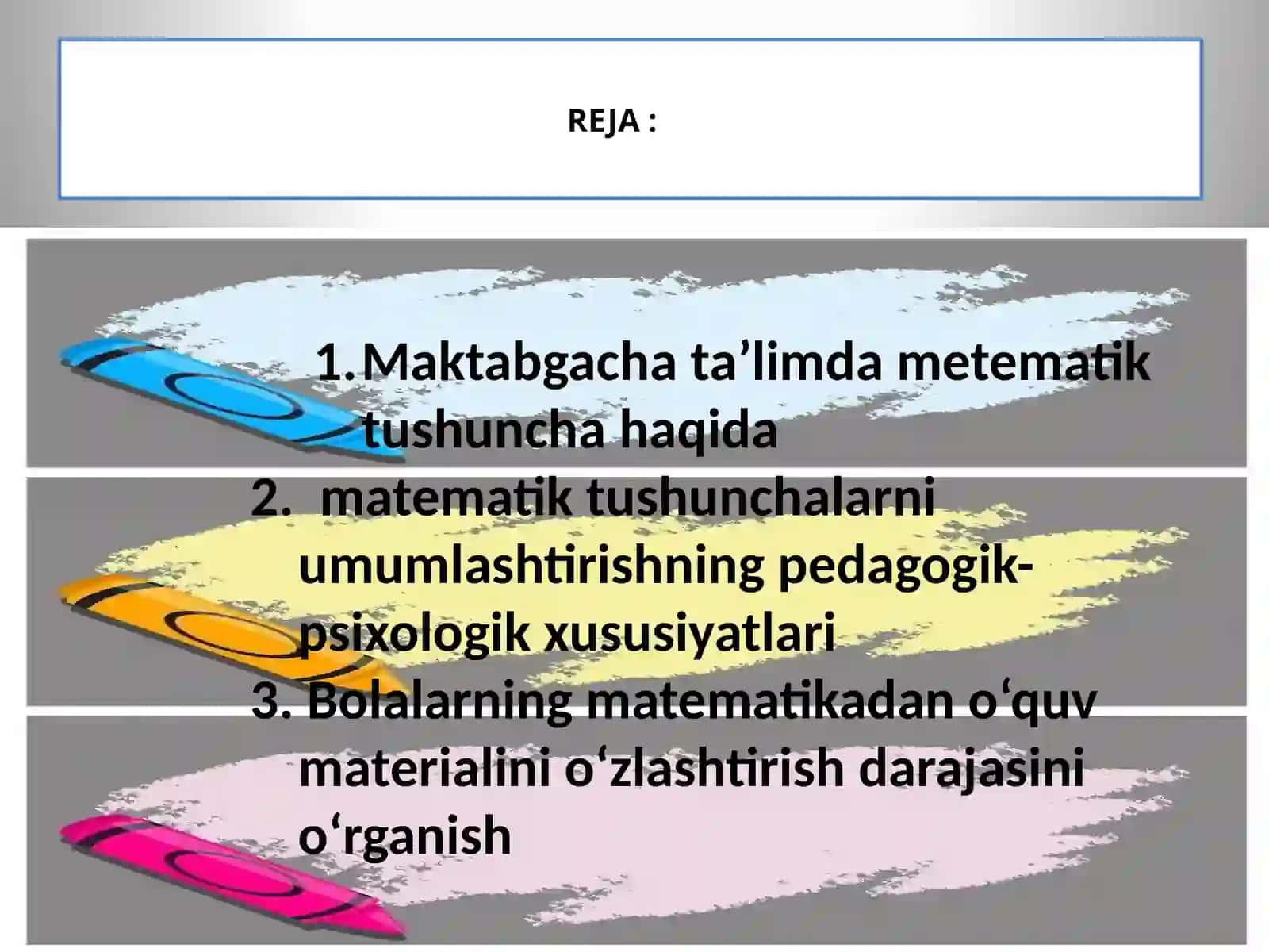 Matematik tushunchalar haqida tasavvur hosil qilishdan nazariy ma'lumotlarning o'rni 2