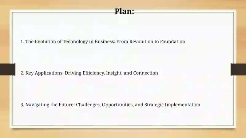 The Role of Technology in Business 2