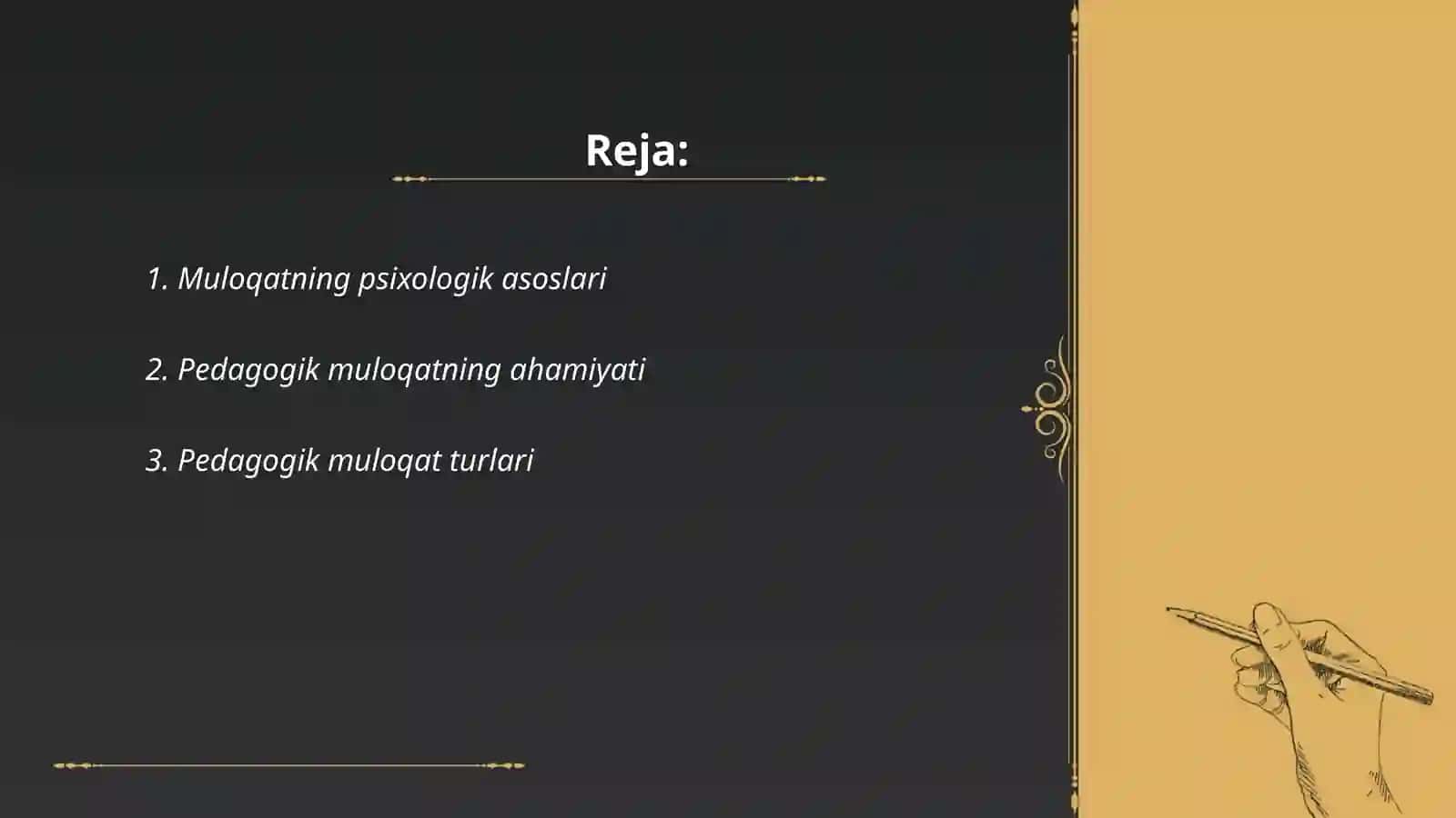 Pedagogik faoliyatda muloqat 2
