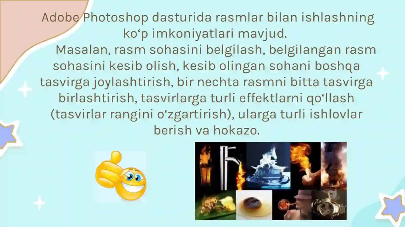 RASM SOHASINI BELGILASH, KESIBOLISH VA RANG BERISH USULLARI 2