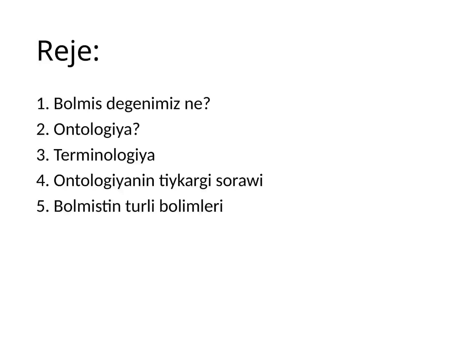 Bolmis filosofiyasi 2