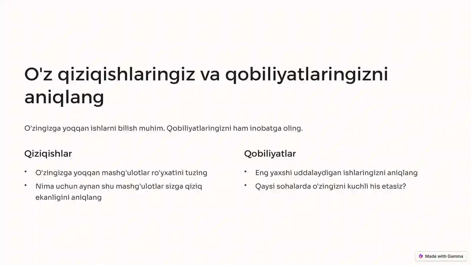 Kasb tanlashda yanglishmaslik: muvaffaqiyatli kelajak uchun yo'l xaritasi 2