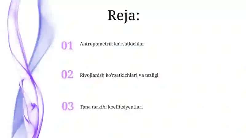 Antropometrik ko'rsatkichlar 2