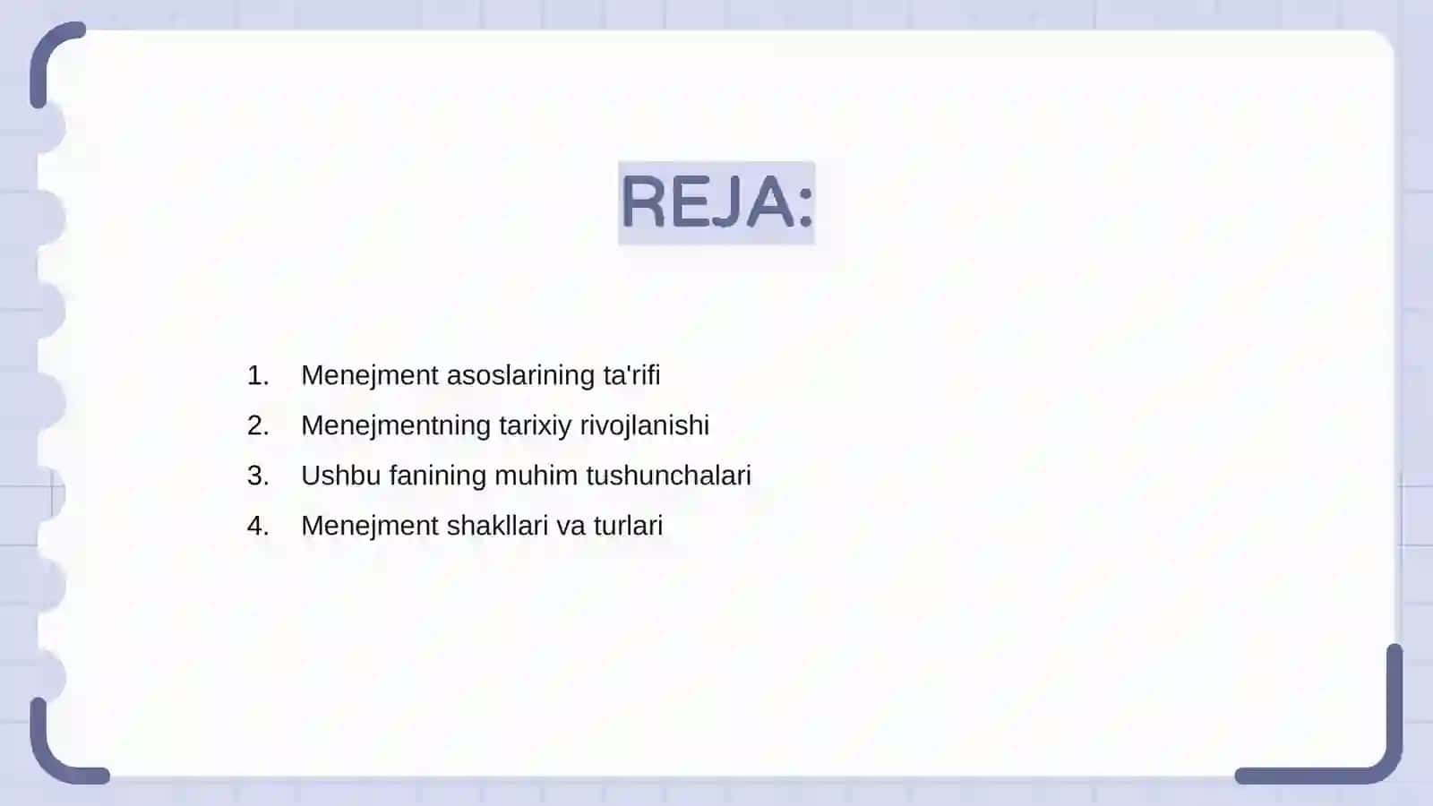 Menejment asoslarining shakllanish va rivojlanishi 2