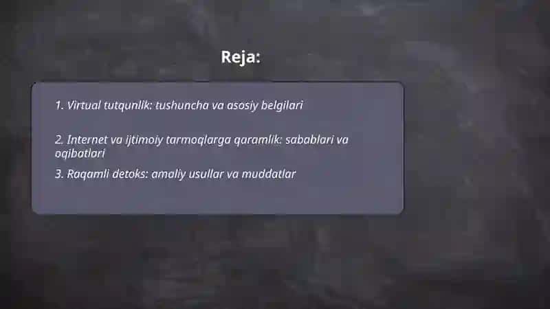 Virtual tutqunlikka qarshi kurash 2