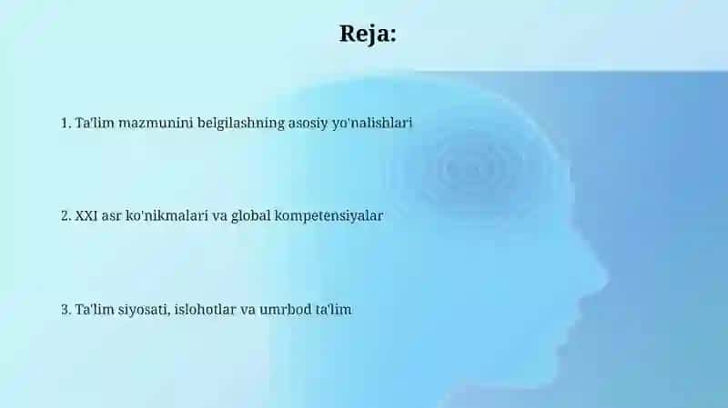 Global kompetensiyalar va XXI asr ko'nikmalari 2