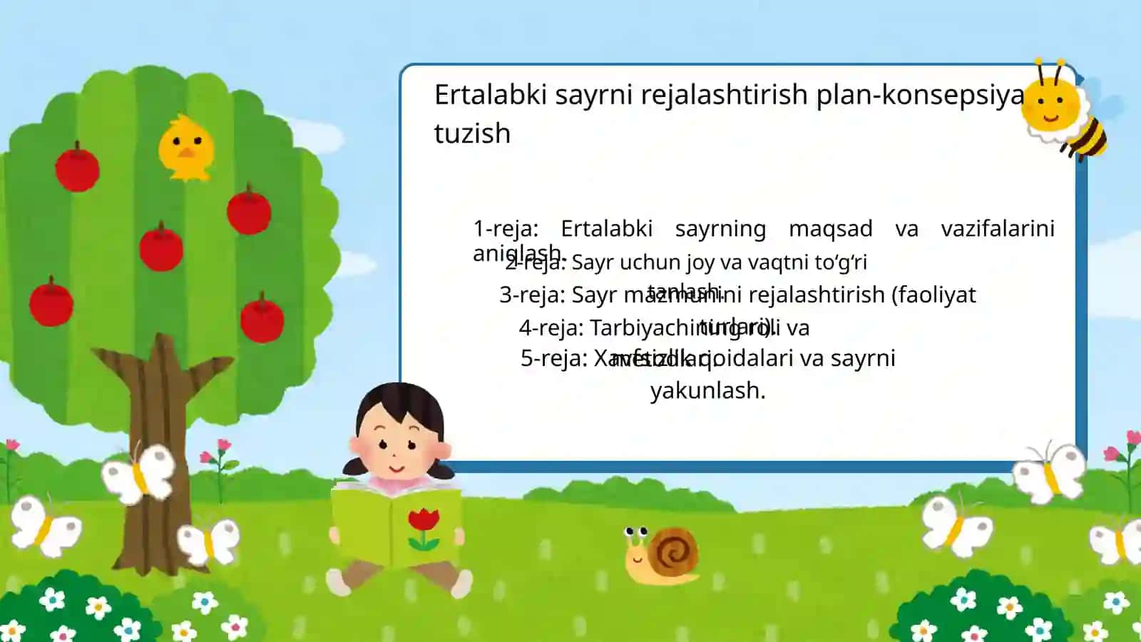 Tabiat bilan tanishtirish metodikasi fanidan mustaqil ishi 2