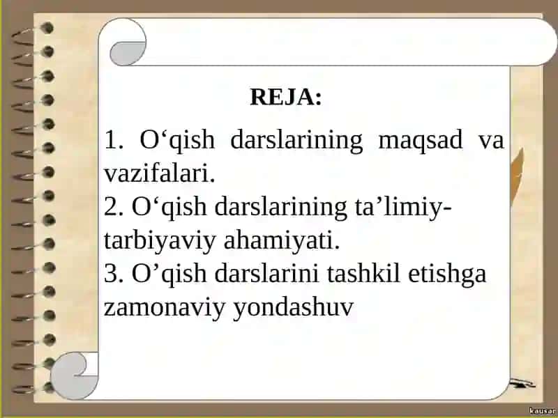Boshlang‘ich ta’limdao‘qish fanini o‘qitishning asosiy maqsadi 2