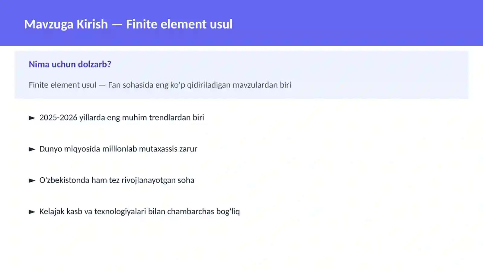 Fan | Matematika Zamonaviy 2