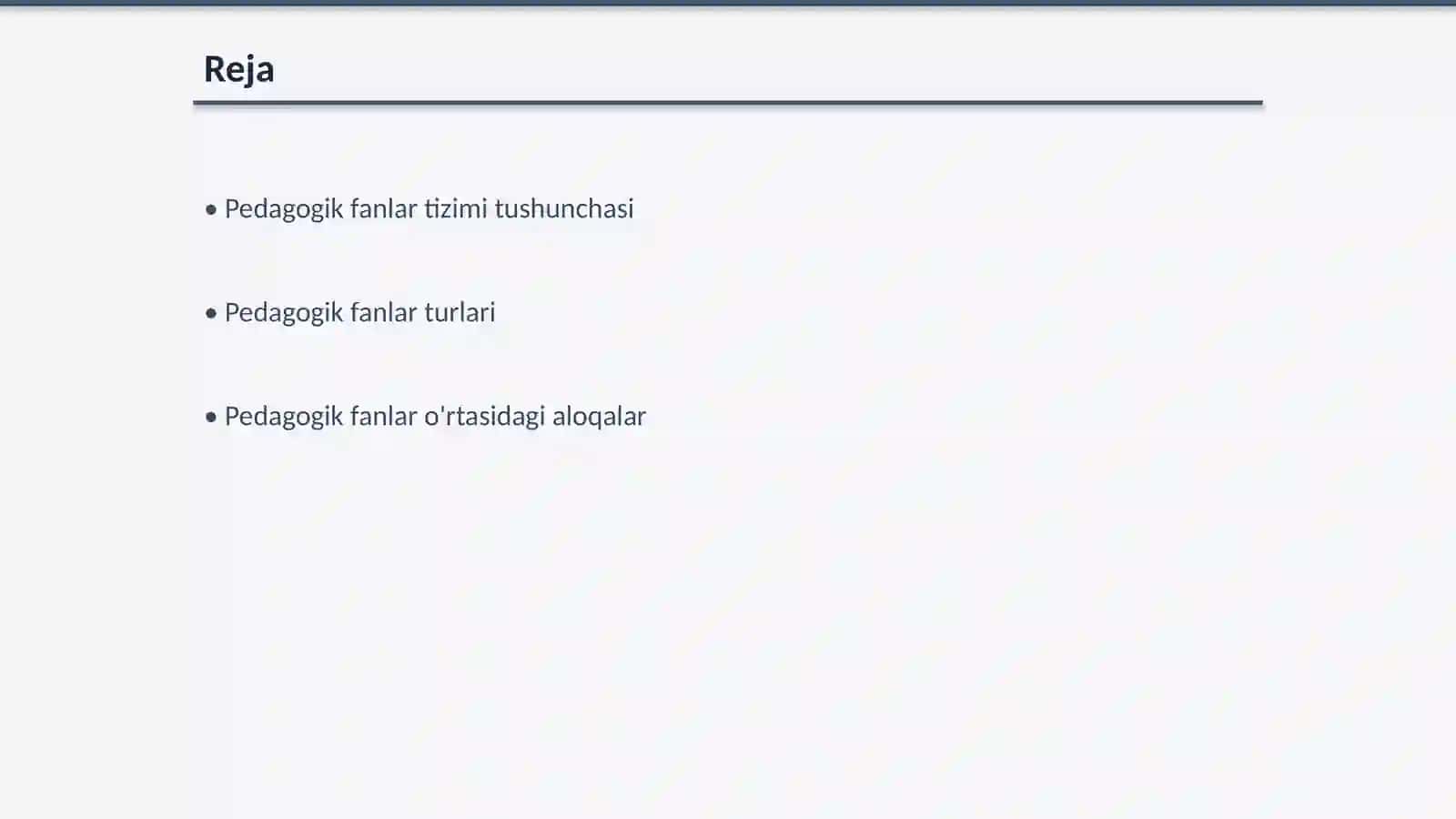 Pedagogik fanlar tizimi 2