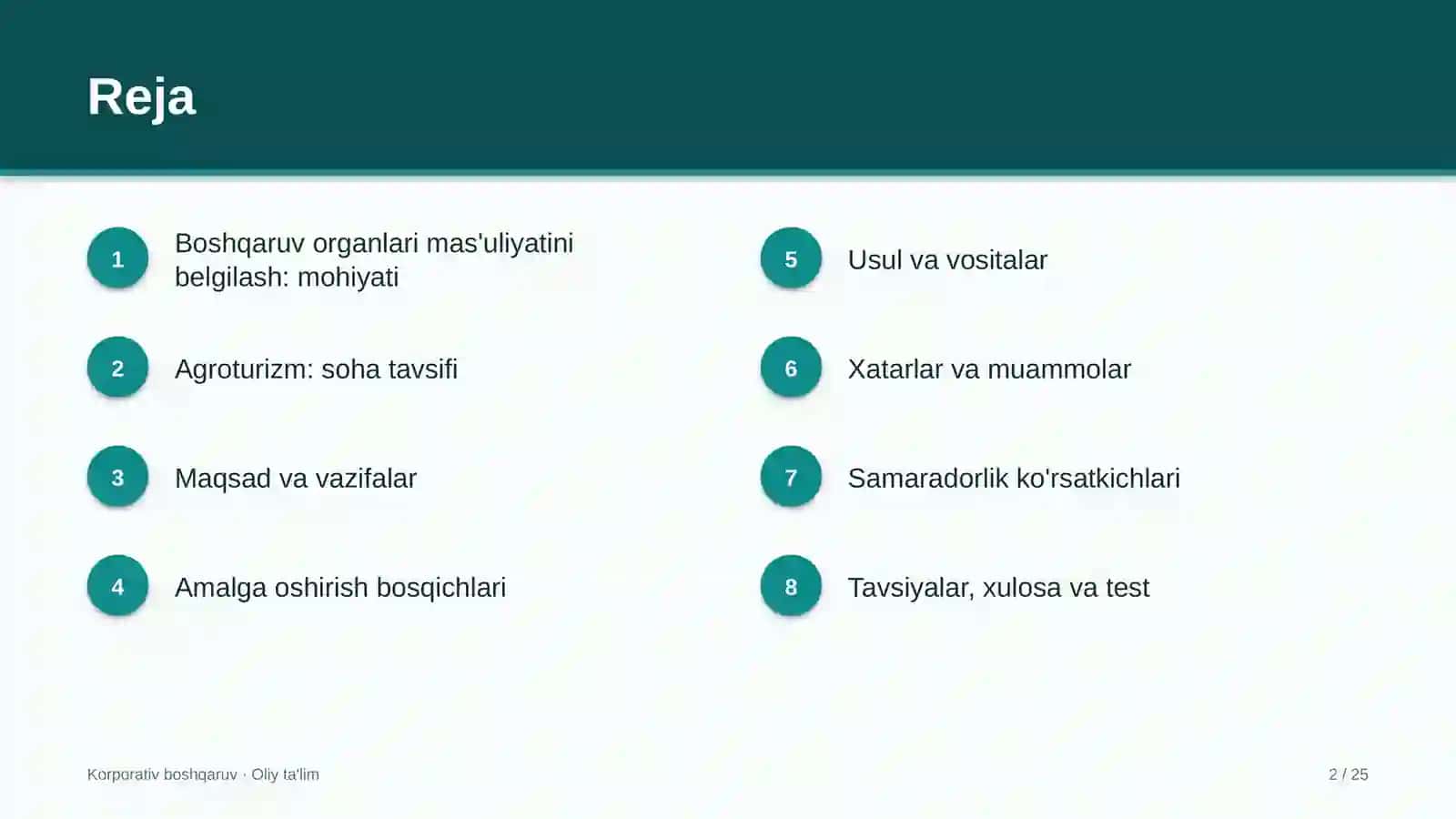 agroturizmda boshqaruv organlari mas'uliyatini belgilash 5729 2