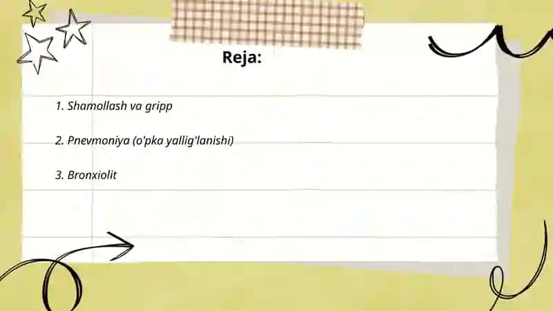 Bolalarda uchraydigan kasalliklar 2