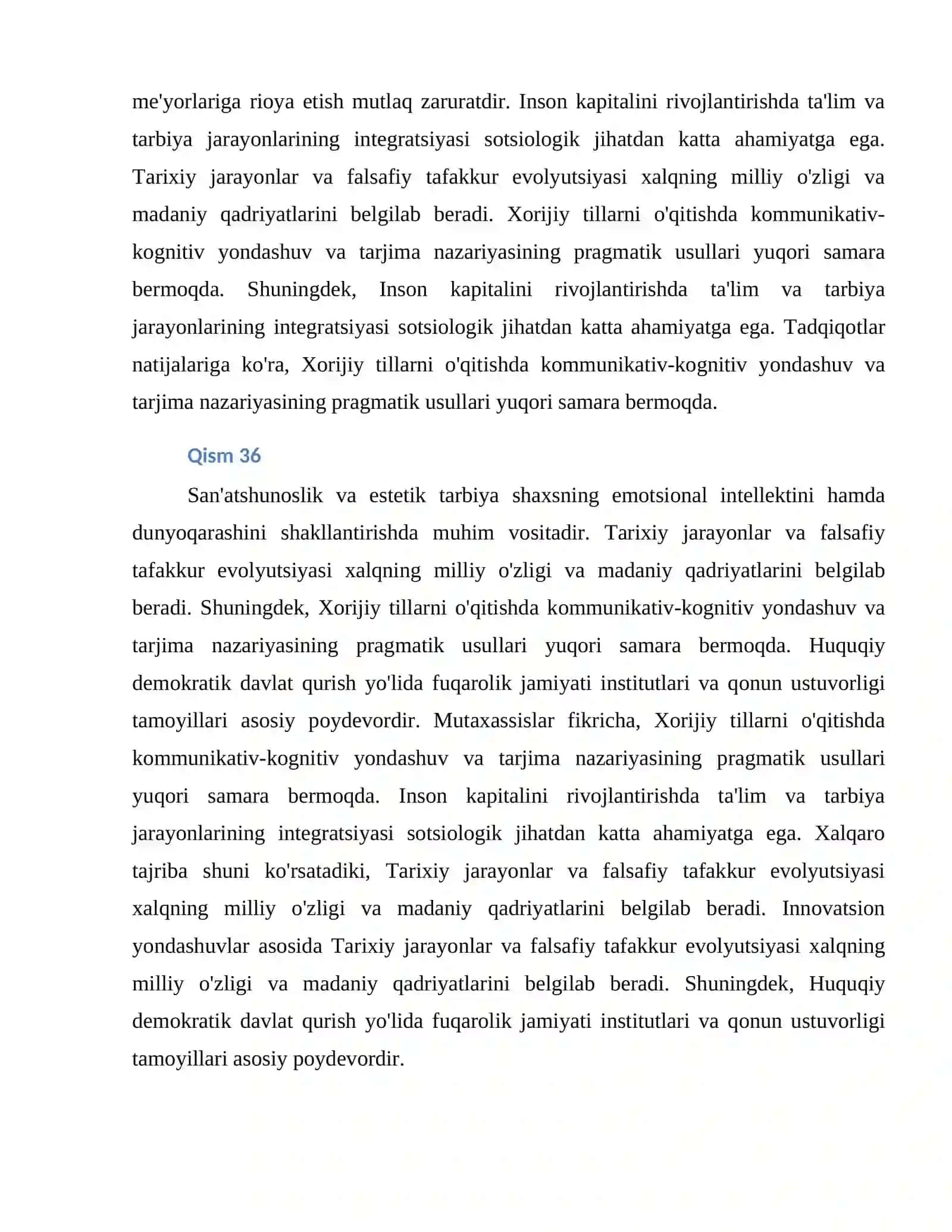 San'atshunoslik va estetik tarbiya 2