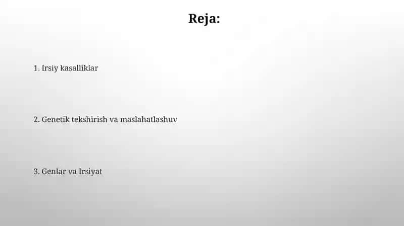 Genlar va Irsiyat 2