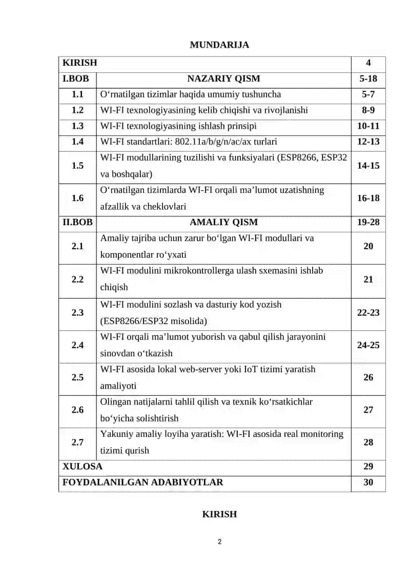 O‘rnatilgan tizimlarda WI-FI orqali ma’lumot uzatish 2