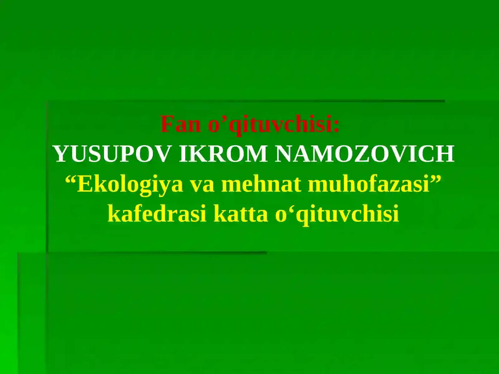 Maishiy va sanoat chiqindilarini yig’ish va saqlash tizimlari 2