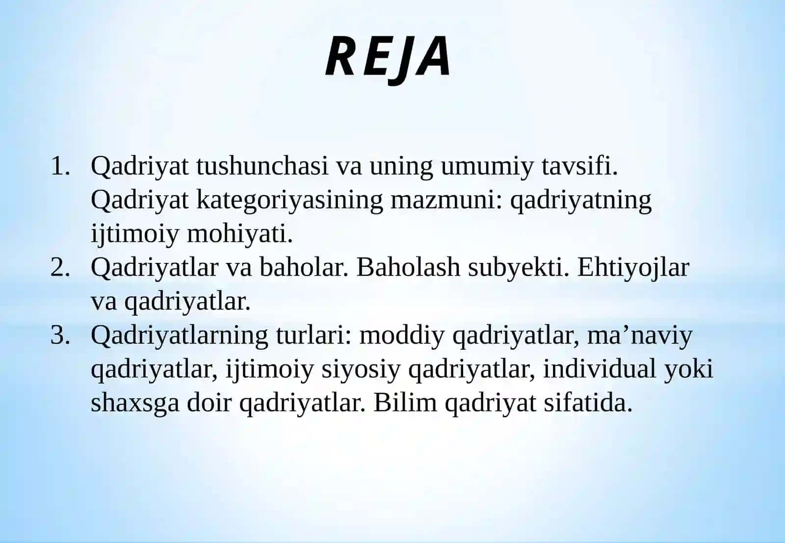 Qadriyatlarfalsafasi 2
