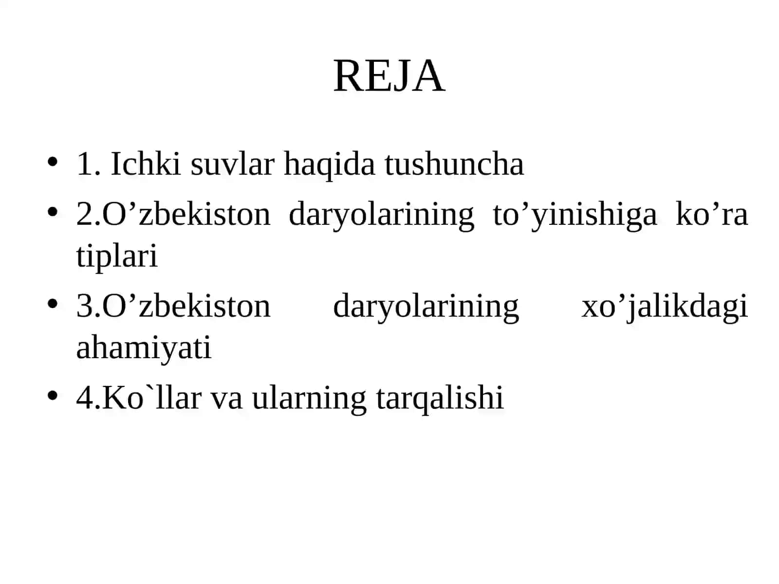 Ichki suvlar 2
