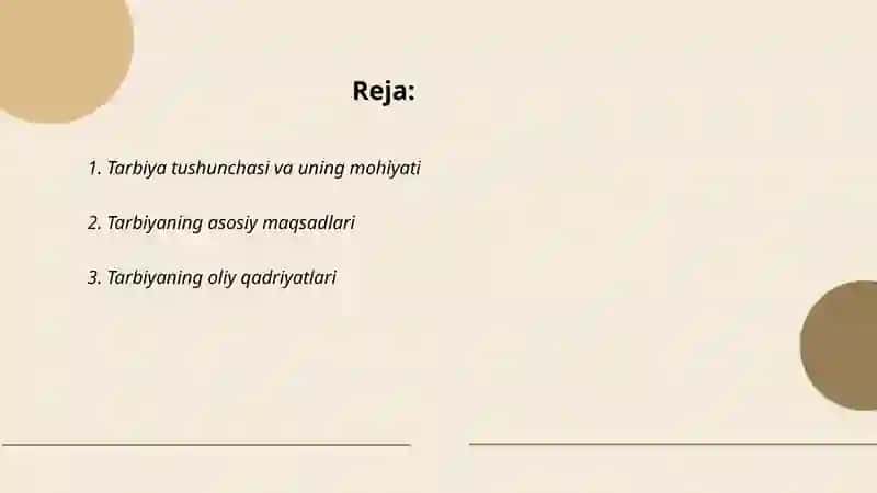 Tarbiya jarayonining mohiyati va mazmuni 2