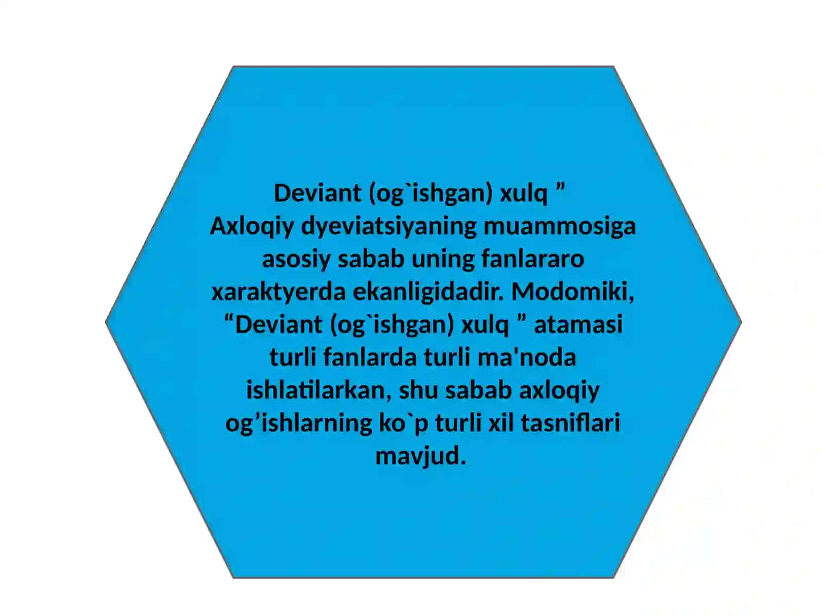 Deviant (og`ishgan) xulq 2