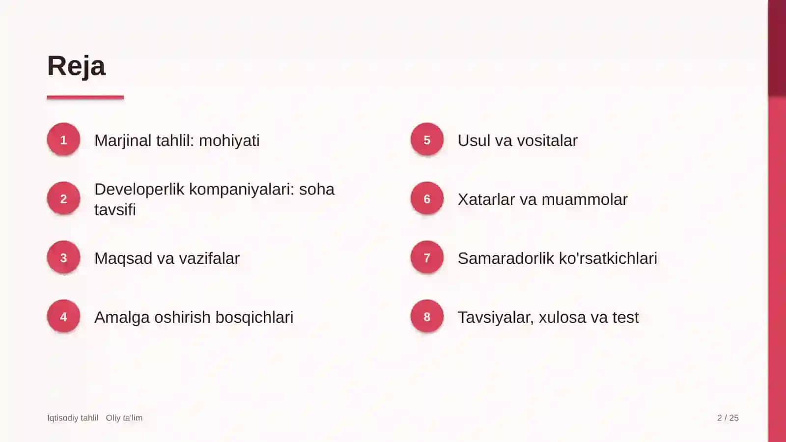 developerlik kompaniyalarida marjinal tahlil 5661 2