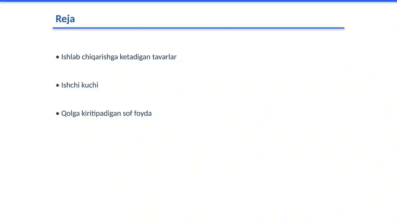 Bosh kiyim ishlap chiqarishning iqtisodiy foalyatini organish 2