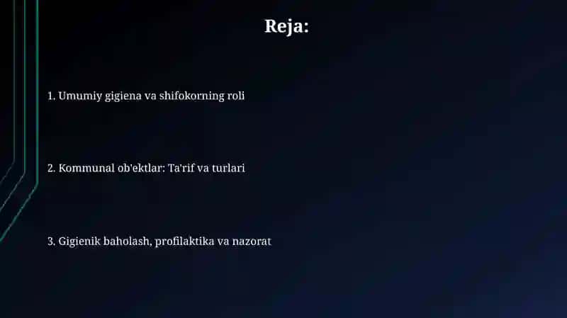 Kommunalgigiyenafaninio'rganishdashifokorningvazifalari 2