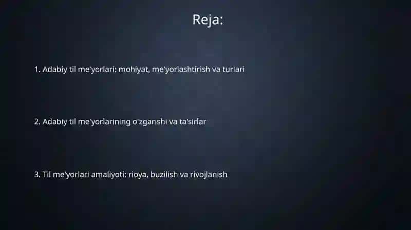 Adabiy til me'yorlari 2