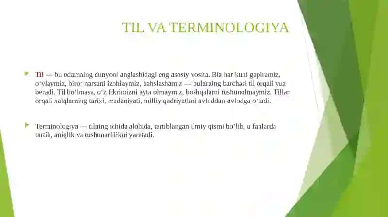 Til va terminologiya 2