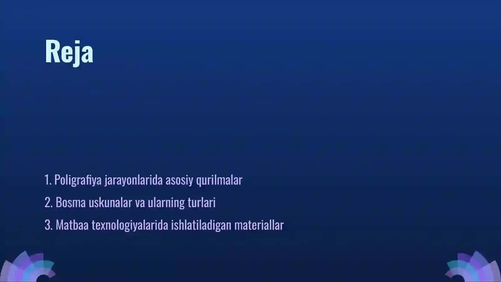 Asosiy poligrafiya qurilmalari 2