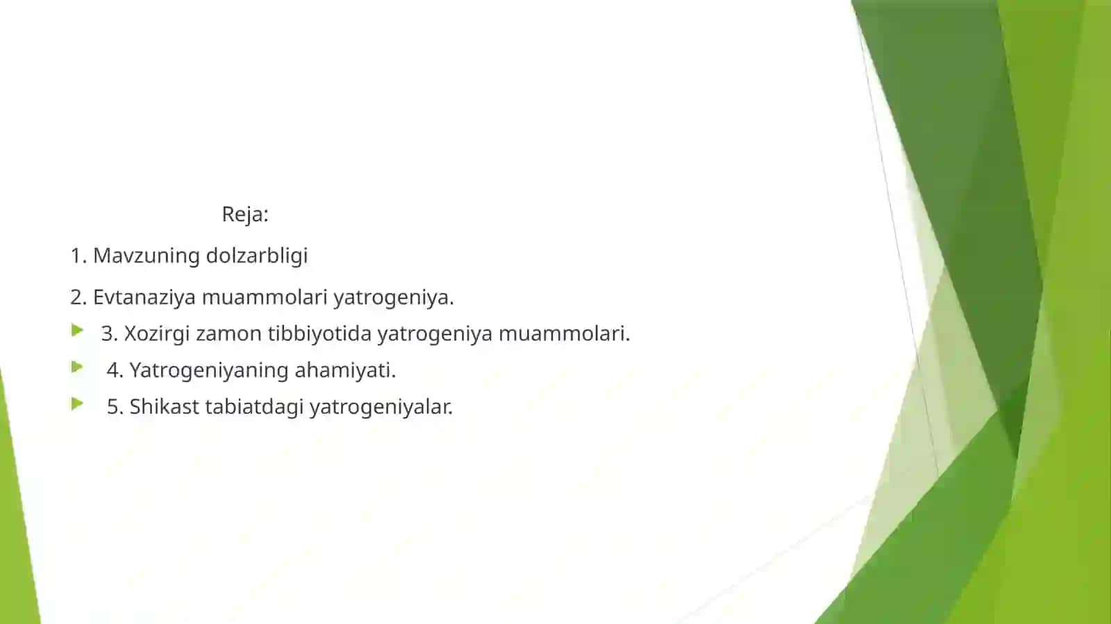 Yatrogeniya Muammolari 2