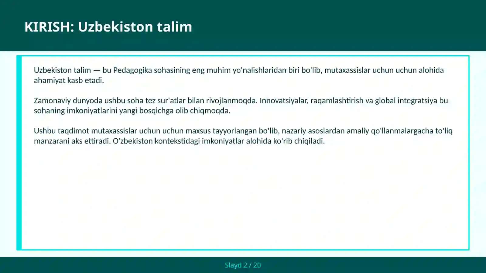 Uzbekiston talim 2