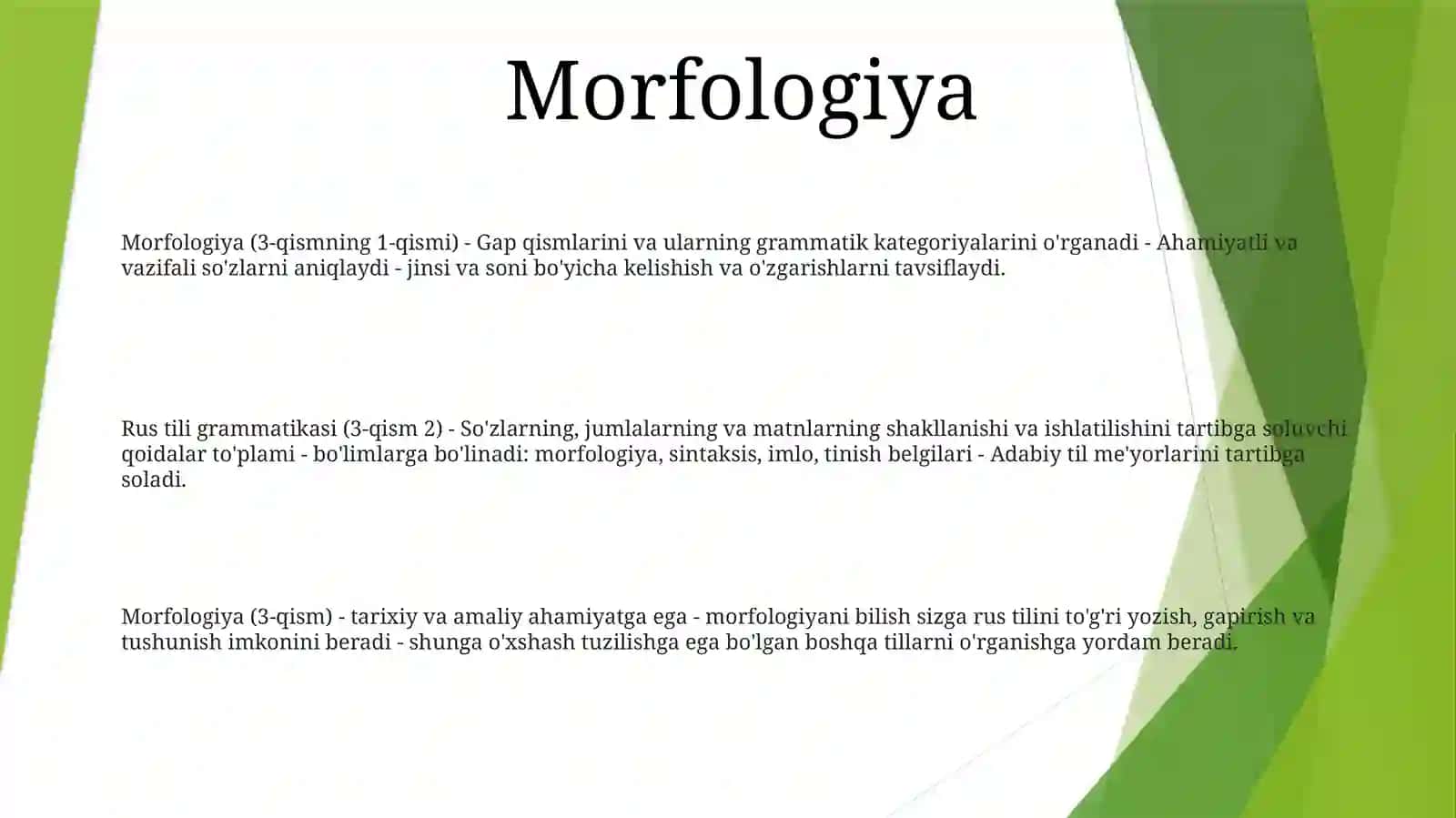 Morfologiya (3-qismning 1-qismi) 2