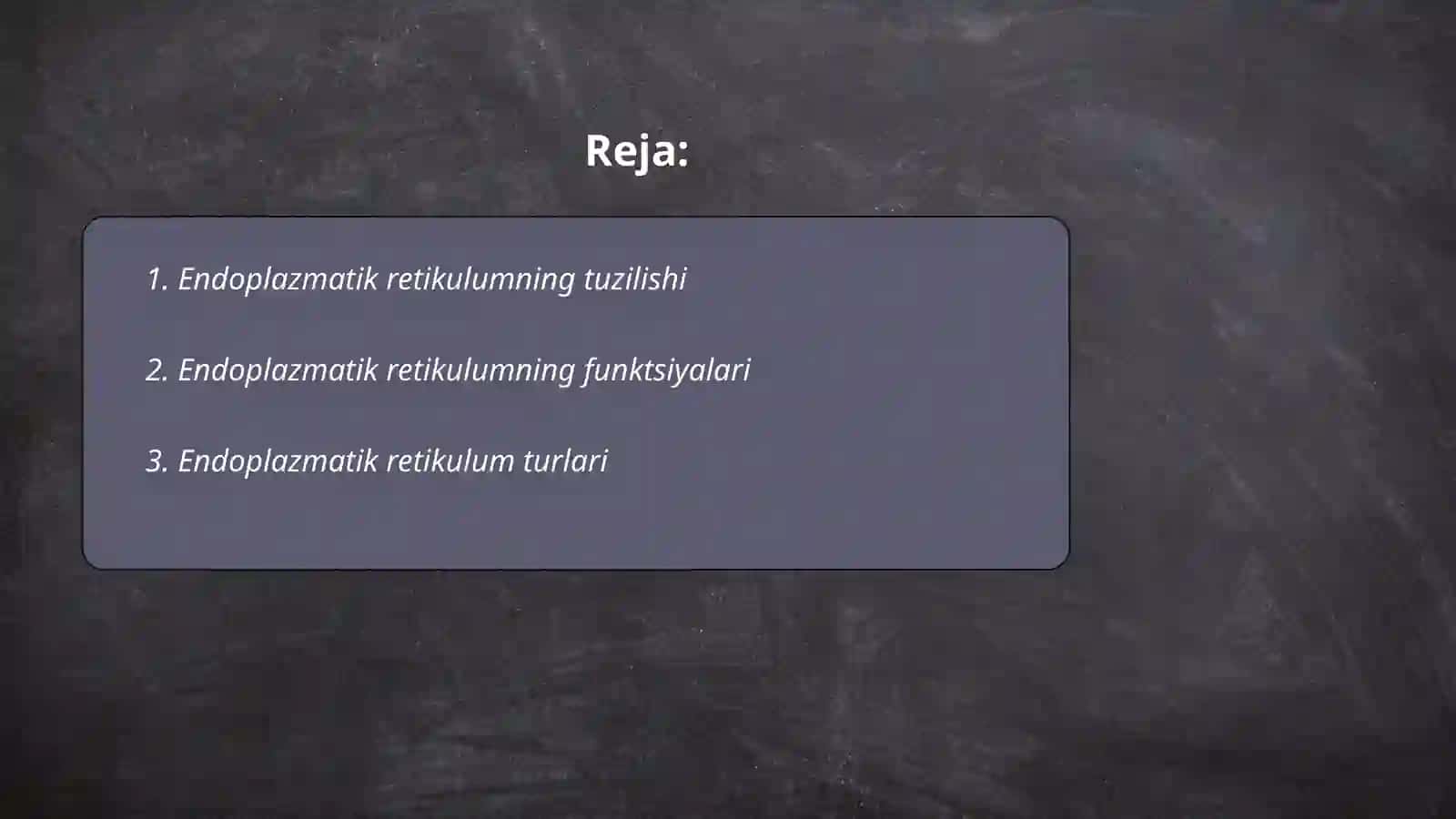 Endoplazmatik retikulumning (EPR).Ribasoma.Golji apparati va lizosomalar 2