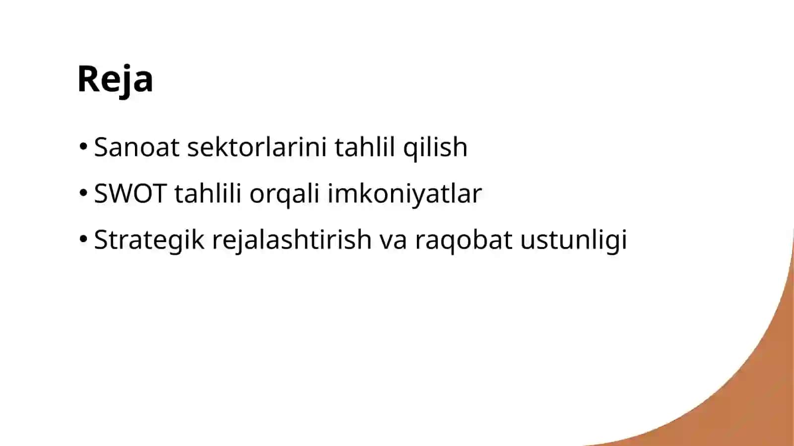 Strategik ob'ekt sifatida sanoatning strategik diagnostkasi 2