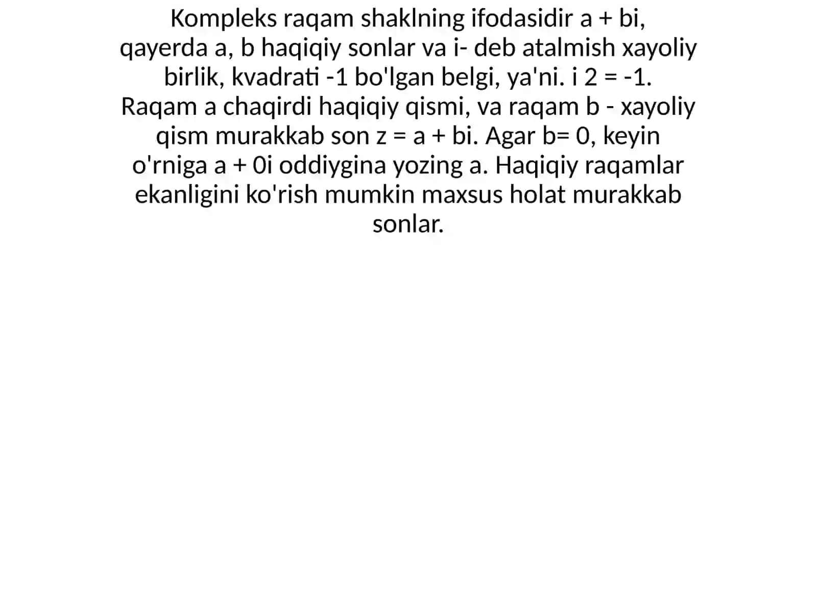 Kompleks raqamshakl 2