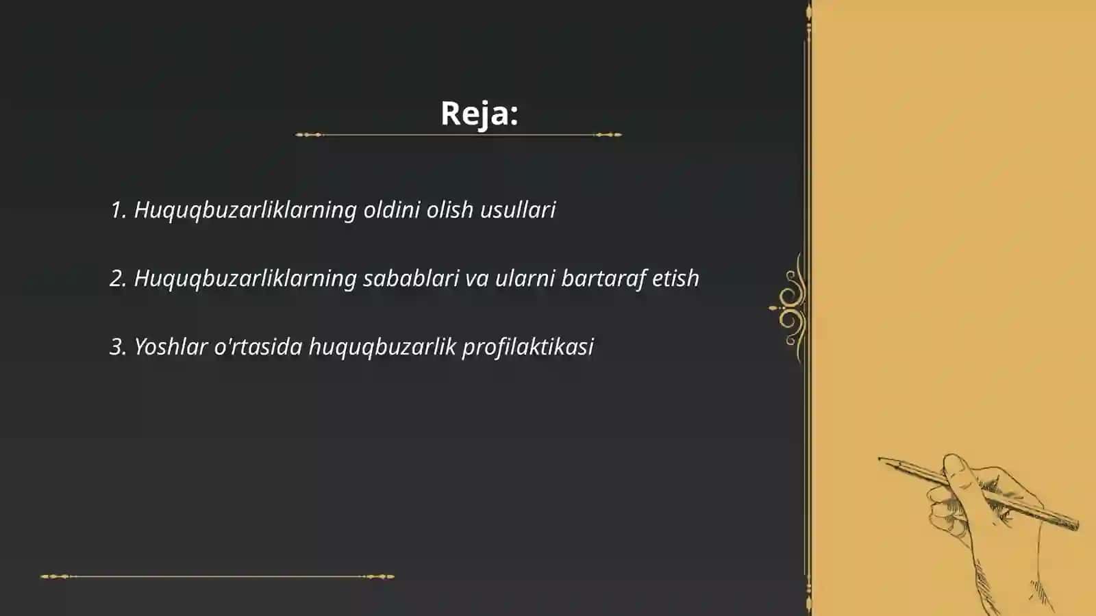Huquqbuzarliklar profilaktikasining umumiy profilaktikasi 2